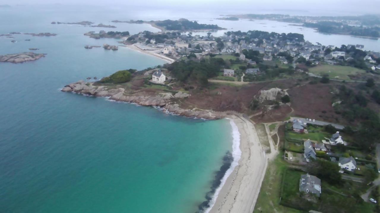 Studio Trégastel plage à 20 mètres Exterior foto
